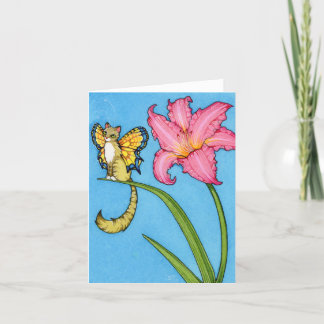 Feenhafte Bestandskarte Feenhafte Katze der Dankeskarte