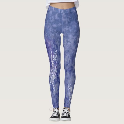 Feenhafte Flügel Leggings (Vorderseite)
