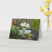 Feenhafte Geburtstags-Karte Karte (Gelbe Blume)
