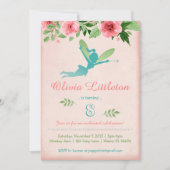 Feenhafte Geburtstags-Party Einladungen - (Vorderseite)