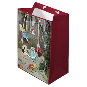Feenhafte Geschichten-Charakter-Vintage Szene Mittlere Geschenktüte