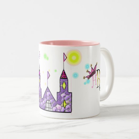 Feenhafte Geschichten-Prinzessin Mug Zweifarbige Tasse (VorderseiteRechts)