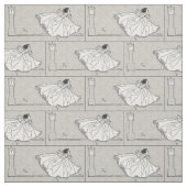 Feenhafte Geschichten-Vintages Aschenputtel-Gewebe Stoff (Muster)