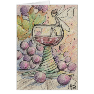 Feenhafte gute Wein-Karte