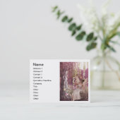 Feenhafte Königin Visitenkarte (Stehend Vorderseite)