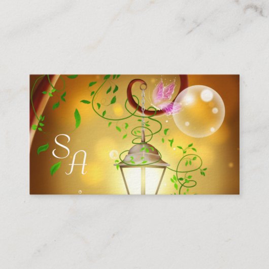 Feenhafte Laterne Visitenkarte (Vorderseite)