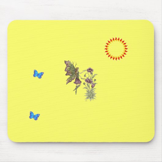 Feenhafte Malerei Mousepad (Vorne)