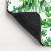 Feenhafte Mausunterlage des grünen Efeus! Mousepad (Ecke)