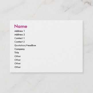 Feenhafte Mitteilungs-Visitenkarte Visitenkarte