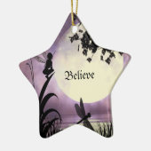 Feenhafte Moonlit Teich-Verzierung Keramikornament (Links)