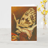 feenhafte Paargrußkarte Karte (Gelbe Blume)