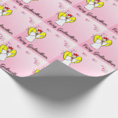 Feenhafte Patin Geschenkpapier (Ecke)