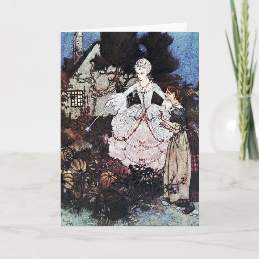 Feenhafte Patin-Karte Karte (Vorderseite)