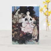 Feenhafte Patin-Karte Karte (Gelbe Blume)