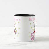 Feenhafte Prinzessin 5. Geburtstag Tasse (Zentrum)