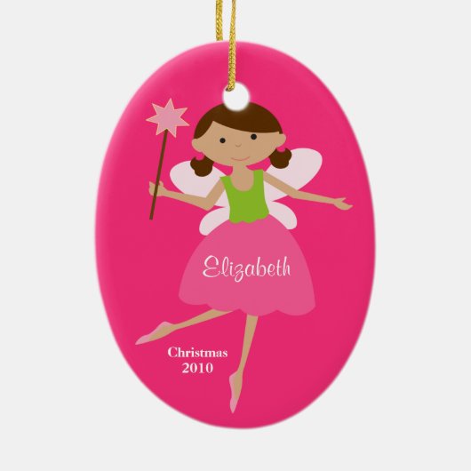 Feenhafte Prinzessin Christmas Ornament (Hinten)