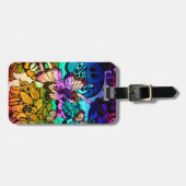 Feenhafte Prinzessin Flying mit Schmetterlingen Gepäckanhänger (Vorderseite horizontal)