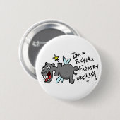 Feenhafte Prinzessin Hippo Button (Vorne & Hinten)