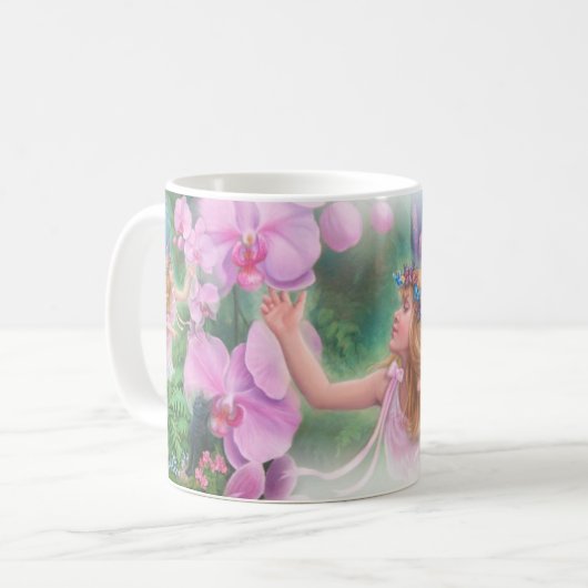Feenhafte Prinzessin Mug Kaffeetasse (Vorderseite Links)