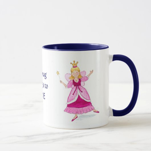 Feenhafte Prinzessin zu personifizieren Mug Tasse (Rechts)