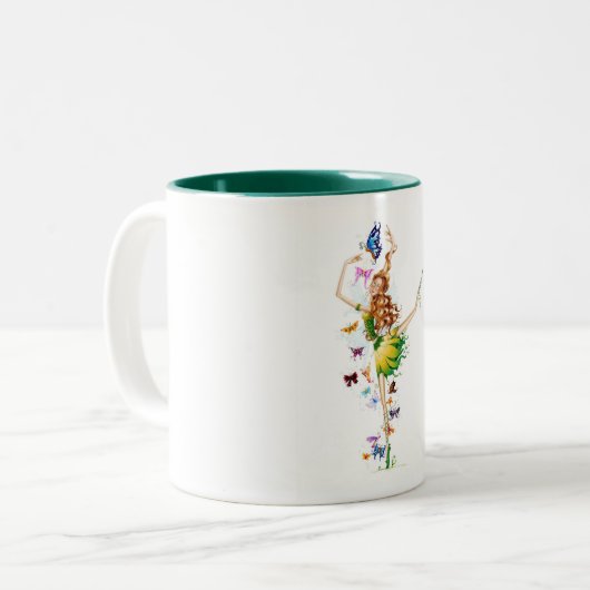 Feenhafte Sammlung Zweifarbige Tasse (Vorderseite Links)