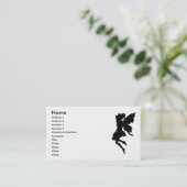 Feenhafte Silhouette-Pose 23 Visitenkarte (Stehend Vorderseite)