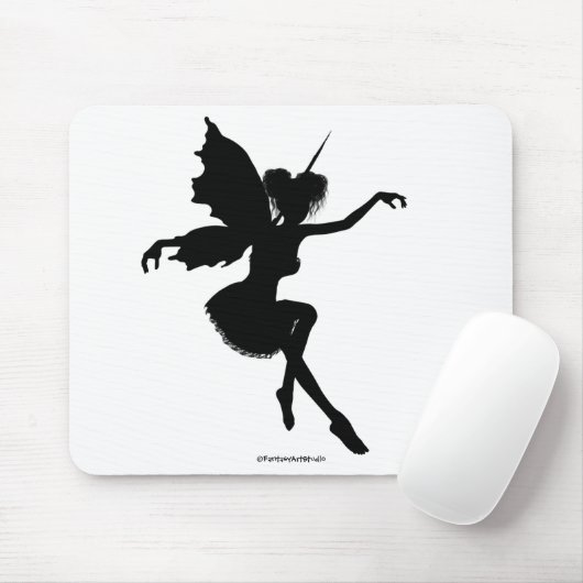 Feenhafte Silhouette-Pose 25 Mousepad (Mit Mouse)
