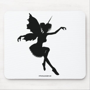 Feenhafte Silhouette-Pose 25 Mousepad