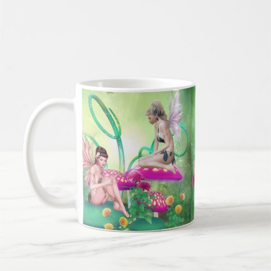 Feenhafte Sitzung Kaffeetasse (Links)