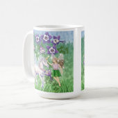 Feenhafte Unicorn-Tasse Kaffeetasse (Vorderseite Links)