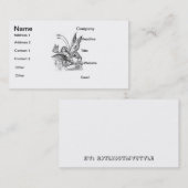 Feenhafte Visitenkarte (Vorne/Hinten)