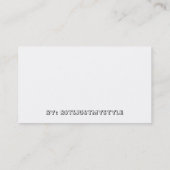 Feenhafte Visitenkarte (Rückseite)