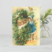 Feenhafte Weihnachtskarte Deutsch-Sankt Feiertagskarte (Stehend Vorderseite)