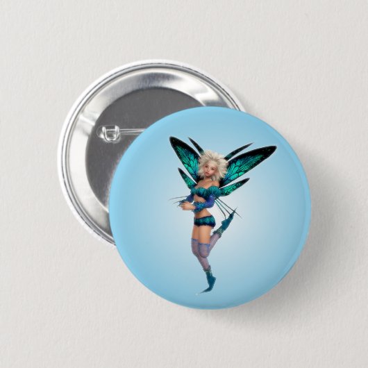 Feenhafter extravaganter Knopf Button (Vorne & Hinten)