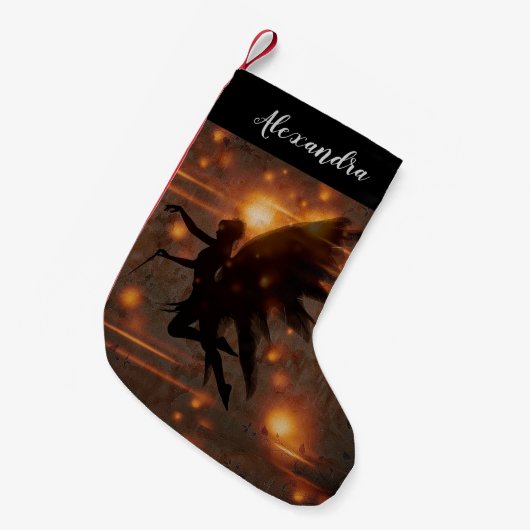 Feenhafter Fantasie-WeihnachtsStrumpf Kleiner Weihnachtsstrumpf (Vorderansicht (hängend))