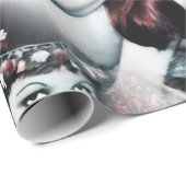 Feenhafter Foto Geschenkpapier (Rolleneckpunkt)