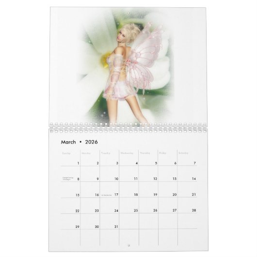 Feenhafter Kalender (Mär 2026)