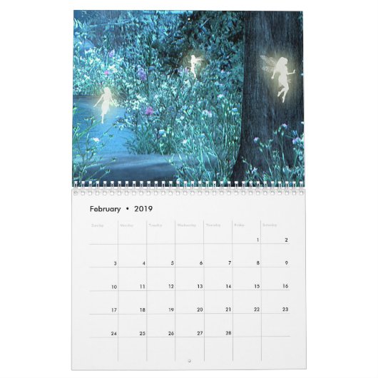 Feenhafter Kalender (Feb 2019)