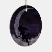 Feenhafter Mond Keramik Ornament (Rechts)