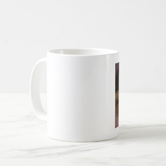 feenhafter Prinzessinhund mit Diamantkrone Kaffeetasse (Vorderseite Links)