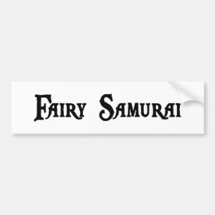 Feenhafter Samurai-Autoaufkleber Autoaufkleber