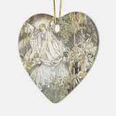 Feenhafter Sommernachtstraum 1907 Keramik Ornament (Links)