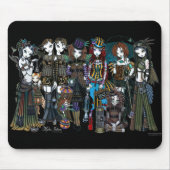 Feenhafter Steampunk Zirkus wunderlicher Mousepad (Vorne)