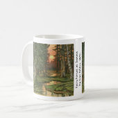 "Feenhafter Wald am Sonnenuntergang" durch Iwan Kaffeetasse (Vorderseite Links)