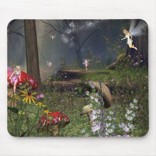 Feenhafter Wald Mousepad (Vorne)
