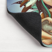 Feenhafter Wolf Mousepad (Ecke)
