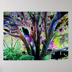 Feenhaftes Baum-Plakat Poster