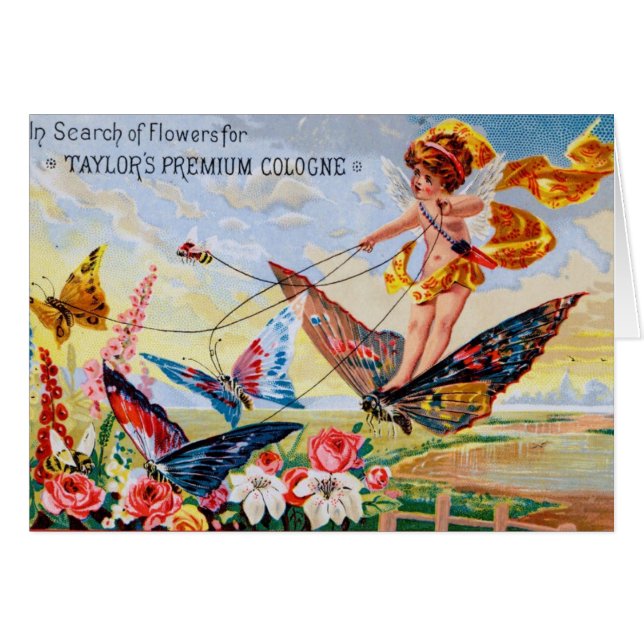 Feenhaftes Fliegen mit Schmetterlingen (Vorderseite (Horizontal))