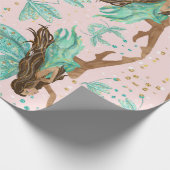 Feenhaftes Libellen-Geschenk-Packpapier Geschenkpapier (Ecke)