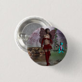 feenhaftes Mädchen-Abzeichen Button (Vorne & Hinten)